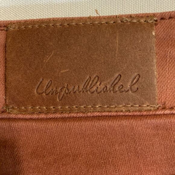 Unpublished size 26 Olivia Dash high-rise skinny chestnut color jeans - Picture 7 of 8
